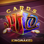 Cards Hi Lo red and blue arrow prediction game cover